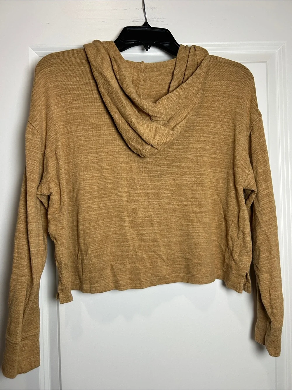 Old Navy Cropped Hooded Pullover - Camel Brown